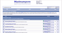 Desktop Screenshot of maximumcevre.com